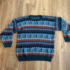 Llama sweater! 100%Alpaca